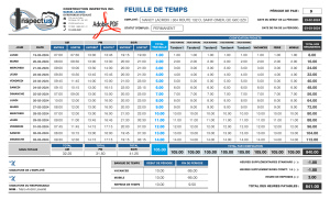 PDF | FEUILLE DE TEMPS | # P-M3CT23-4