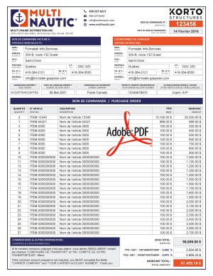 PDF | BON DE COMMANDE - FOURNISSEUR | P-M3DE01-1