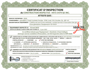 PDF | CERTIFICAT À REMPLIR | # P-M5CT07X-1